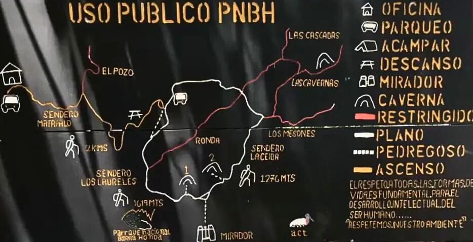 How to Experience the Barra Honda Caverns Magic 3 Map of Barra Honda Caverns