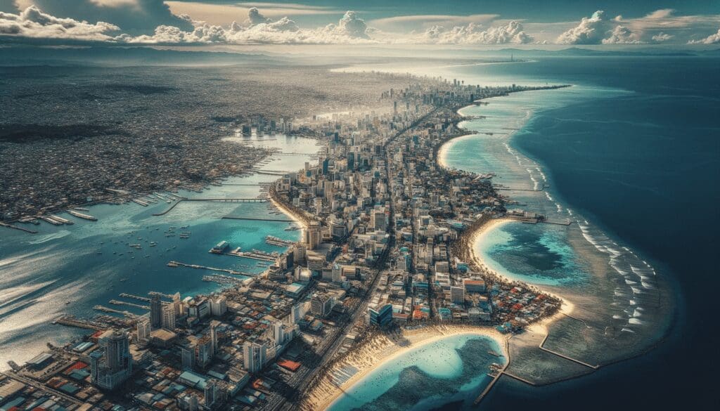 Philippines' Best Cebu City Beaches to Visit in 2024 1 Aerial view of Cebu City in the Philippines