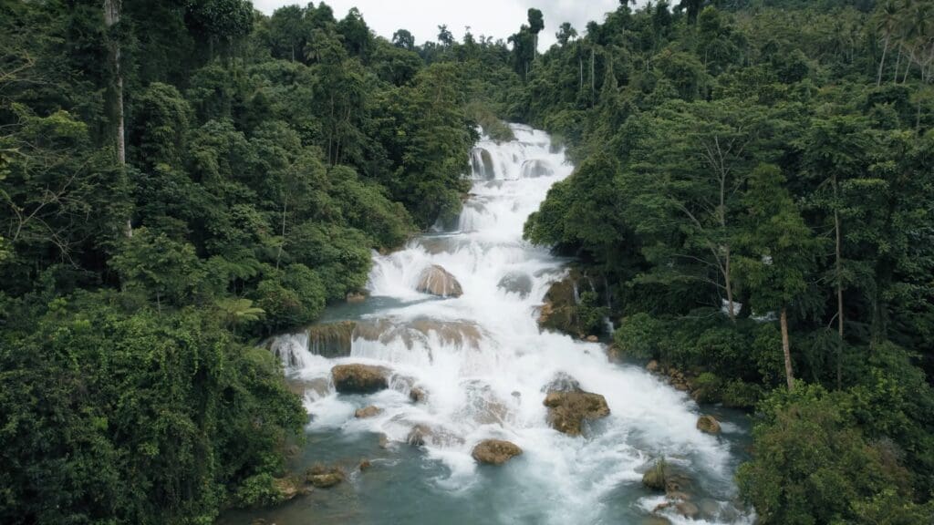 50 Of The Best And Most Famous Landmarks In The Philippines 52 Aliwagwag Falls, Davao Oriental - A series of 84 falls cascading beautifully