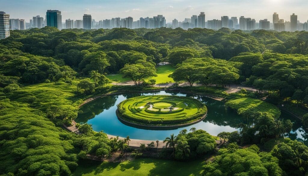 Greenbelt Park in Rizal Park Greenbelt Park in Rizal Park