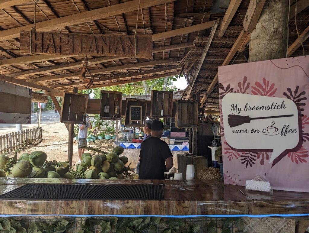 Hapitanan Broomshot - Discover Your Inner Witch 4 The hapitanan staff making buko juice for sale