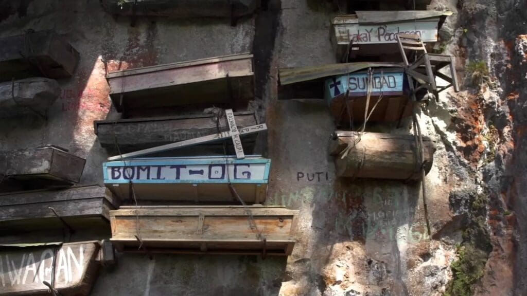 50 Of The Best And Most Famous Landmarks In The Philippines 16 Sagada Hanging Coffins, Mountain Province - Traditional coffins hung on cliffs