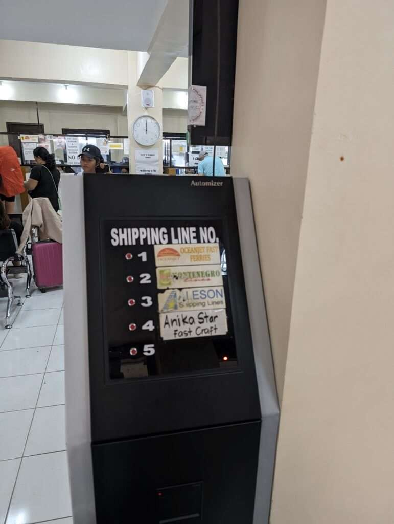 Smooth Sailing from Siquijor to Dumaguete: A Traveler's Guide 2 The ticket que system for waiting in line
