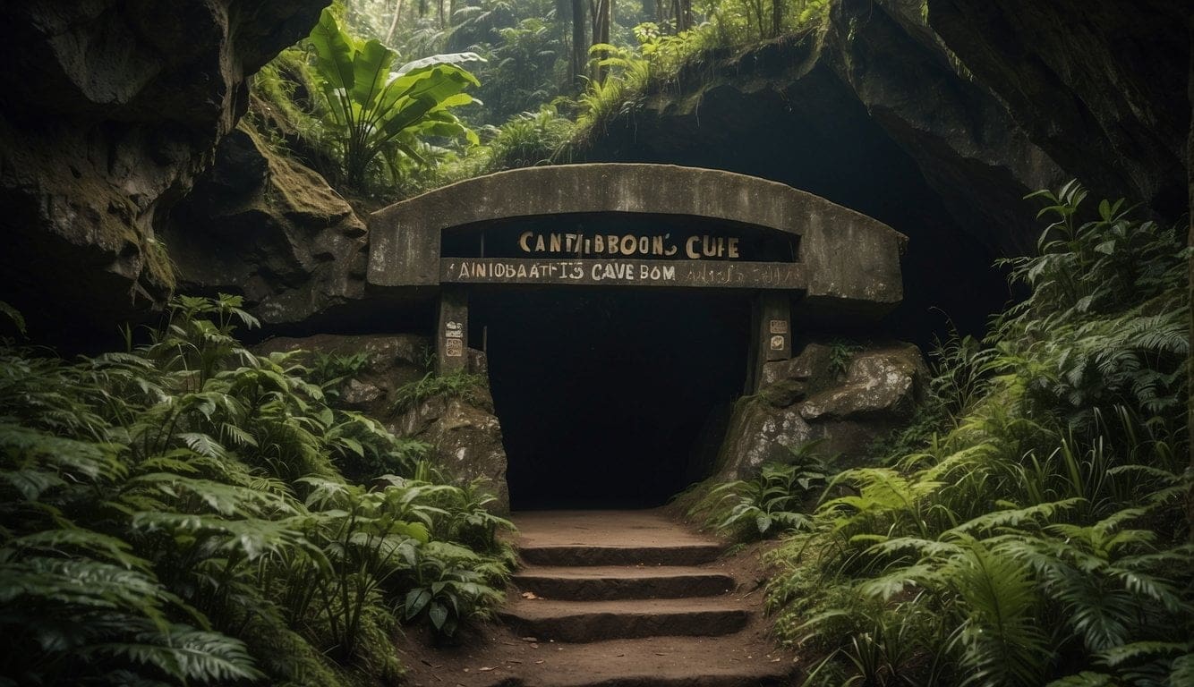 What To Know Before Exploring Cantabon Cave in Siquijor 2 An improved cave entrance in the forest