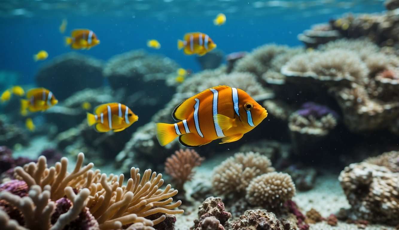 Tubod Marine Sanctuary: Diving & Beach Getaway In Siquijor 1 Colorful fish swim among vibrant coral reefs at Tubod Marine Sanctuary, with crystal-clear waters and lush sea grass beds